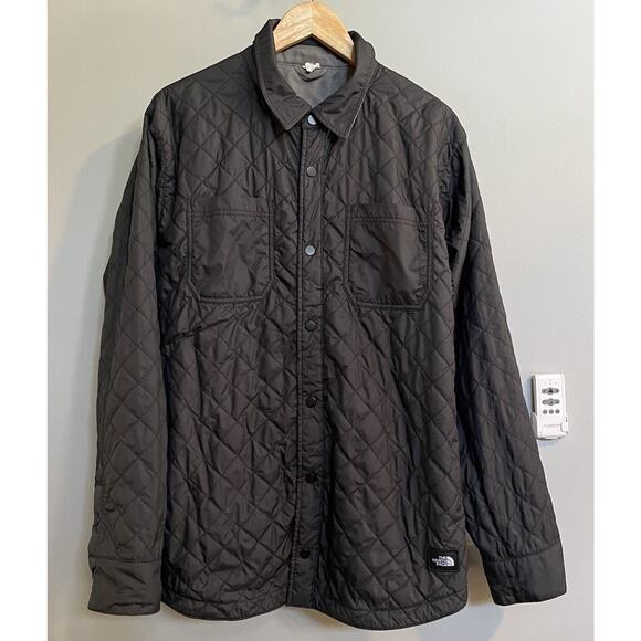 The North Face Jacket Fort Point Quilted Reversible Shirt Jac‎ Mens Large - Picture 1 of 9